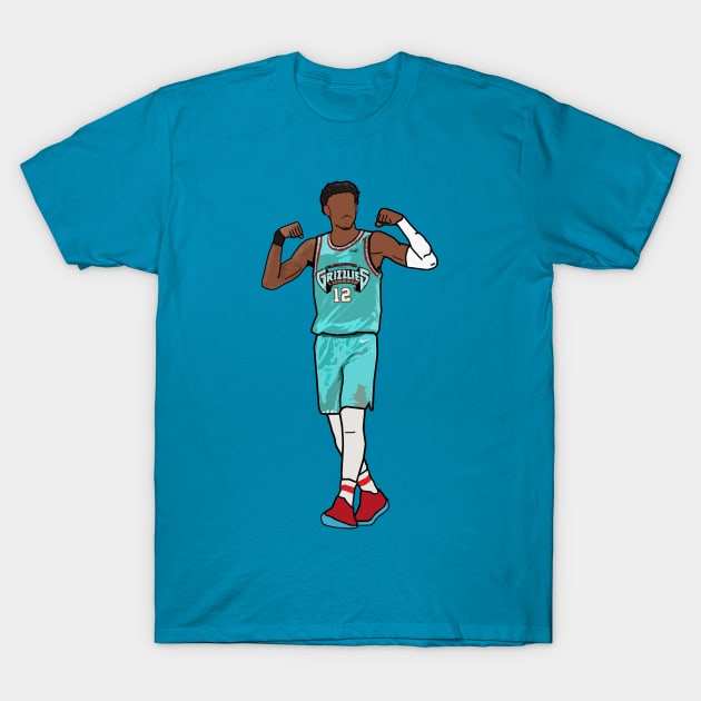 Ja Morant Flex 'Vancouver Grizzlies' x Memphis Grizzlies T-Shirt by xavierjfong